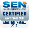 Wordpress SEO Certified - Whizz Marketing 2015