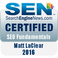 SearchEngineNews.com Certification Badge